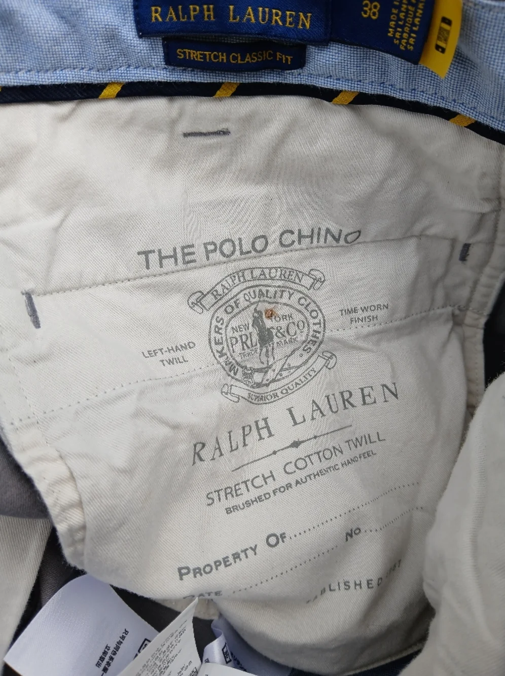 Polo Ralph Lauren The Polo Chino Shorts Gray Size 38